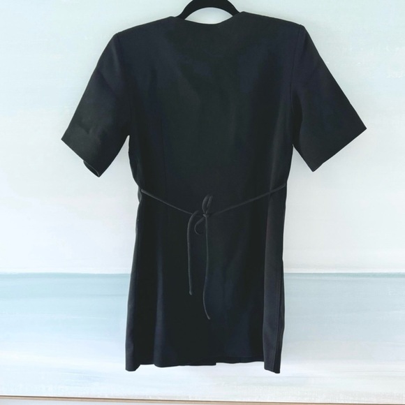 NWT DISSH Lia Button-Down Mini Dress Black Size 2 - Picture 6 of 10